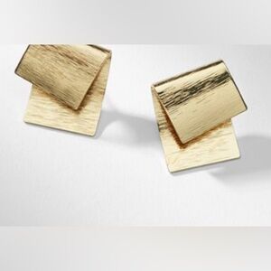 MM LaFleur Velma Earrings, Gold, EUC.